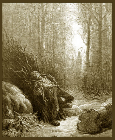 Illustration : La Mort et le Bûcheron